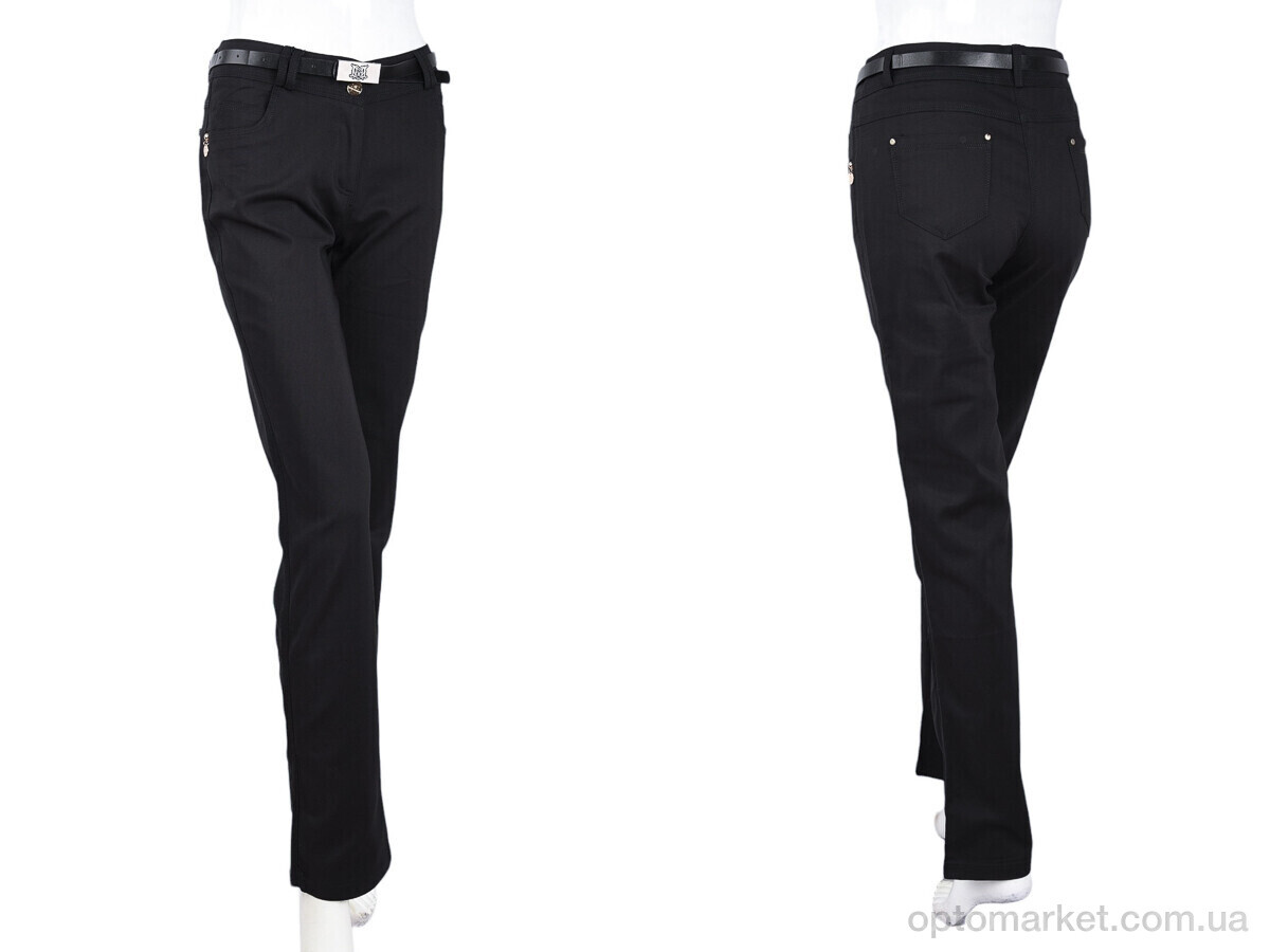 Купить Брюки жіночі 2563 black (08954) Obuvok чорний, фото 3