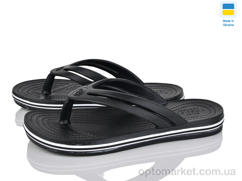 Купить Шльопанці жіночі 257 чорний Dago чорний, фото 1