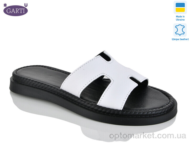 Купить Шльопанці жіночі 2594 білий Garti білий, фото 1