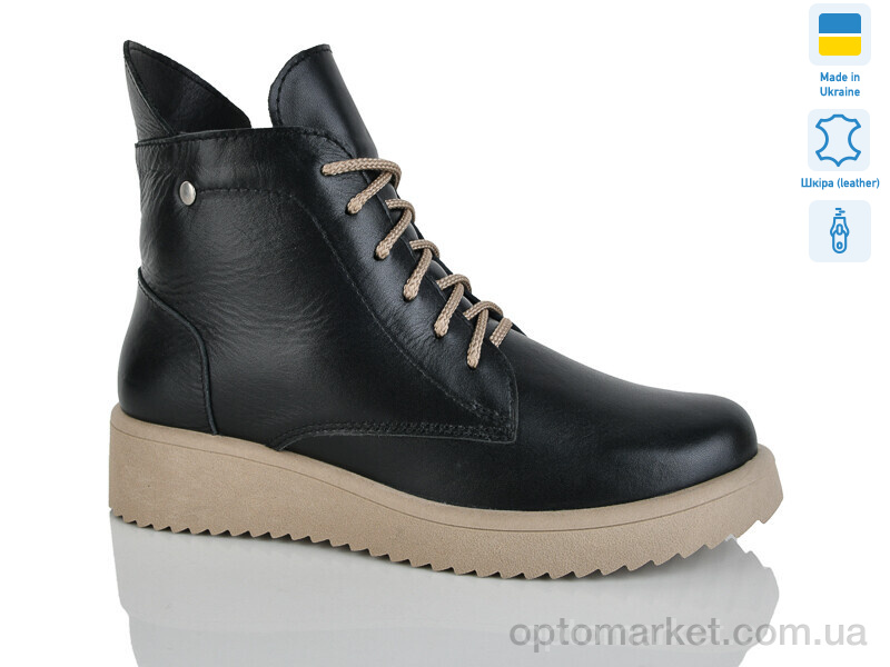 Купить Черевики жіночі 25R чорний беж к. зима Sali чорний, фото 1