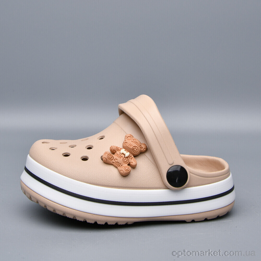 Купить Крокси дитячі 26-3102-221 Luck Line бежевий, фото 2
