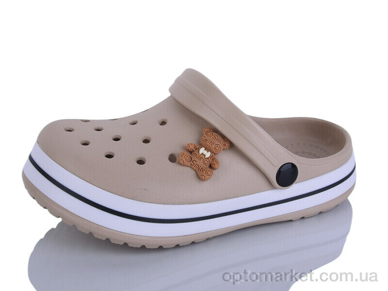 Купить Крокси дитячі 26-3102-301 Luck Line бежевий, фото 1
