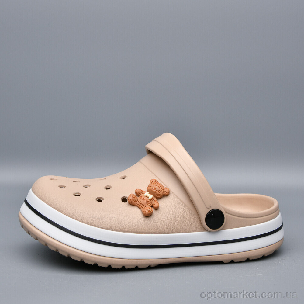 Купить Крокси дитячі 26-3102-301 Luck Line бежевий, фото 2