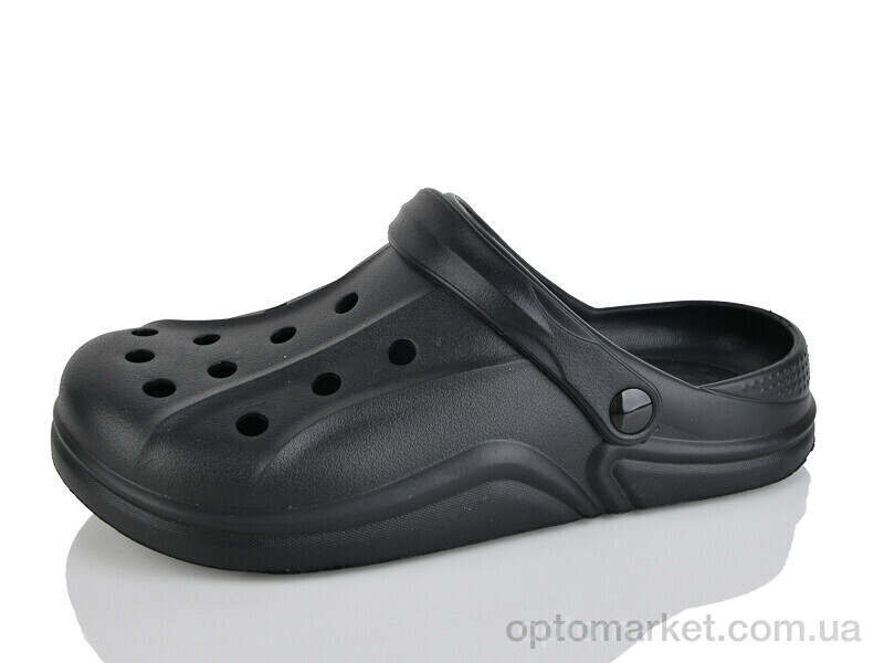 Купить Крокси чоловічі 26-5068-401 Luck Line чорний, фото 1