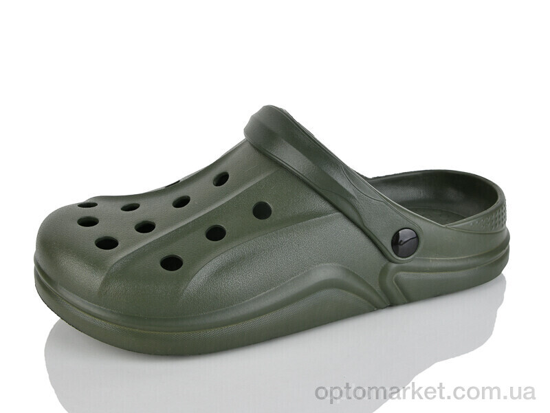 Купить Крокси чоловічі 26-5068-419 Luck Line зелений, фото 1