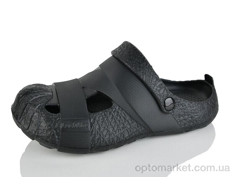 Купить Крокси чоловічі 26-5071-401 Luck Line чорний, фото 1