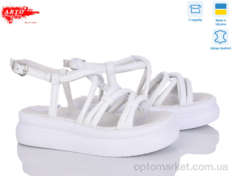 Купить Босоніжки жіночі 260 білий к. ARTO білий, фото 1