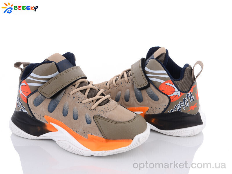 Купить Кросівки дитячі 2601-4C Bessky хакі, фото 1