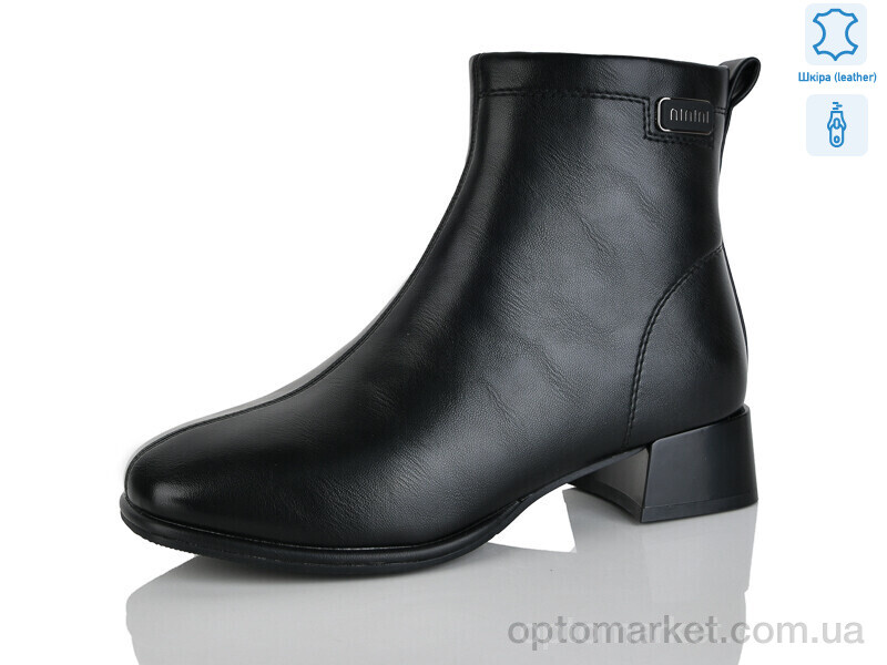 Купить Черевики жіночі 2601-5 Yimeili чорний, фото 1