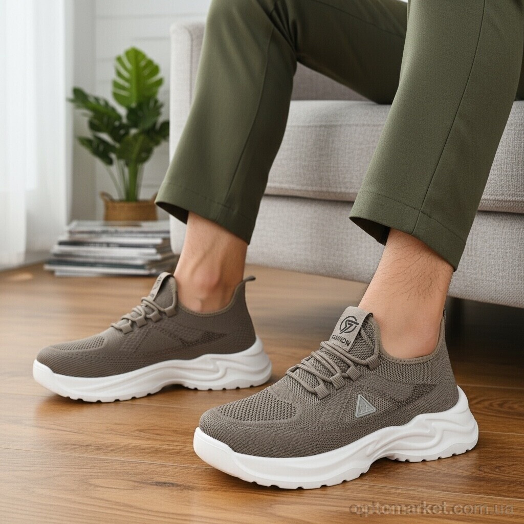 Купить Кросівки чоловічі 2601-5 Kulada-UCSS-MD хакі, фото 2