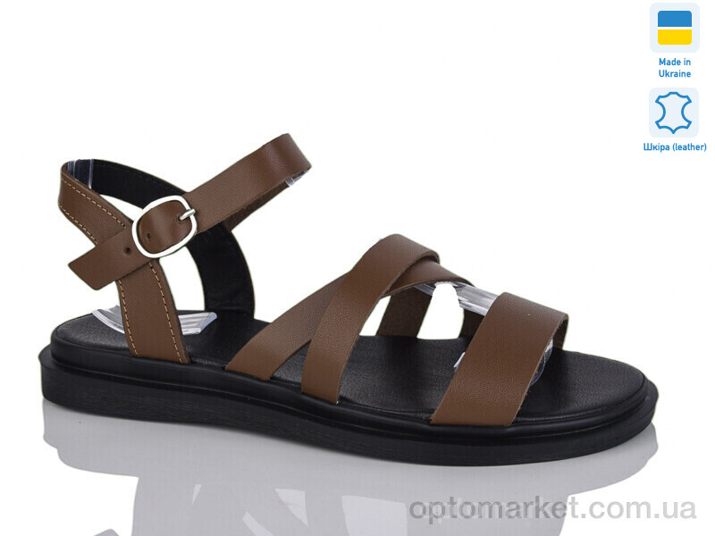 Купить Босоніжки жіночі 2602 карамель к. Sali коричневий, фото 1