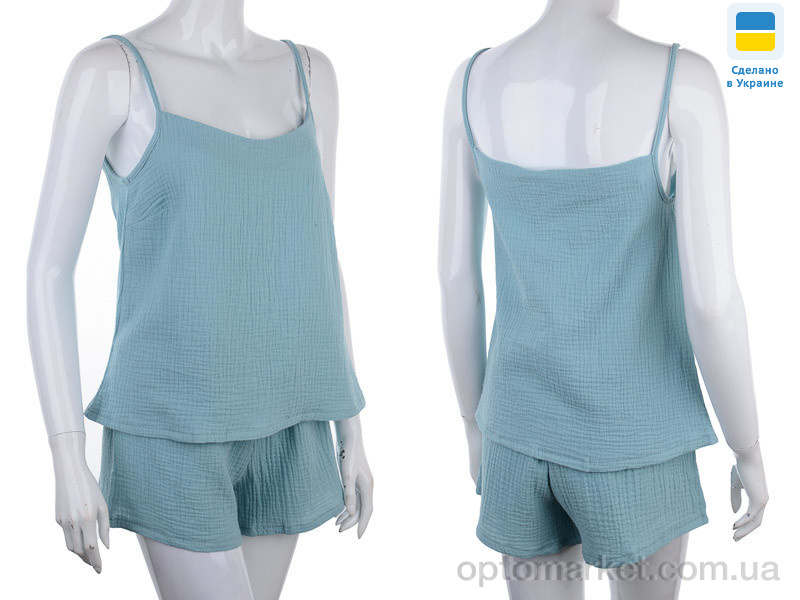 Купить Пижама жіночі 2604 бірюза Nadia & Natali зелений, фото 3