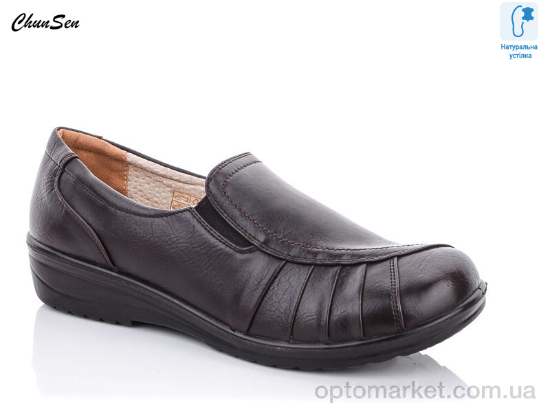 Купить Туфлі жіночі 2605-2 Chunsen коричневий, фото 1