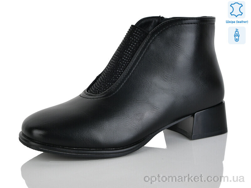 Купить Черевики жіночі 2606-5 Yimeili чорний, фото 1