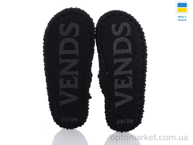 Купить Капці дитячі 260W чорний Vends чорний, фото 3