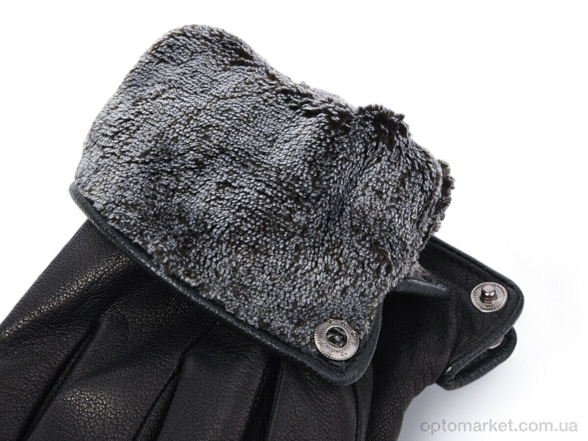 Купить Рукавички чоловічі 2610 black Ginge чорний, фото 2