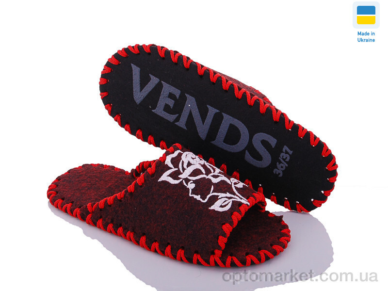 Купить Капці жіночі 261W bordo Vends бордовий, фото 1