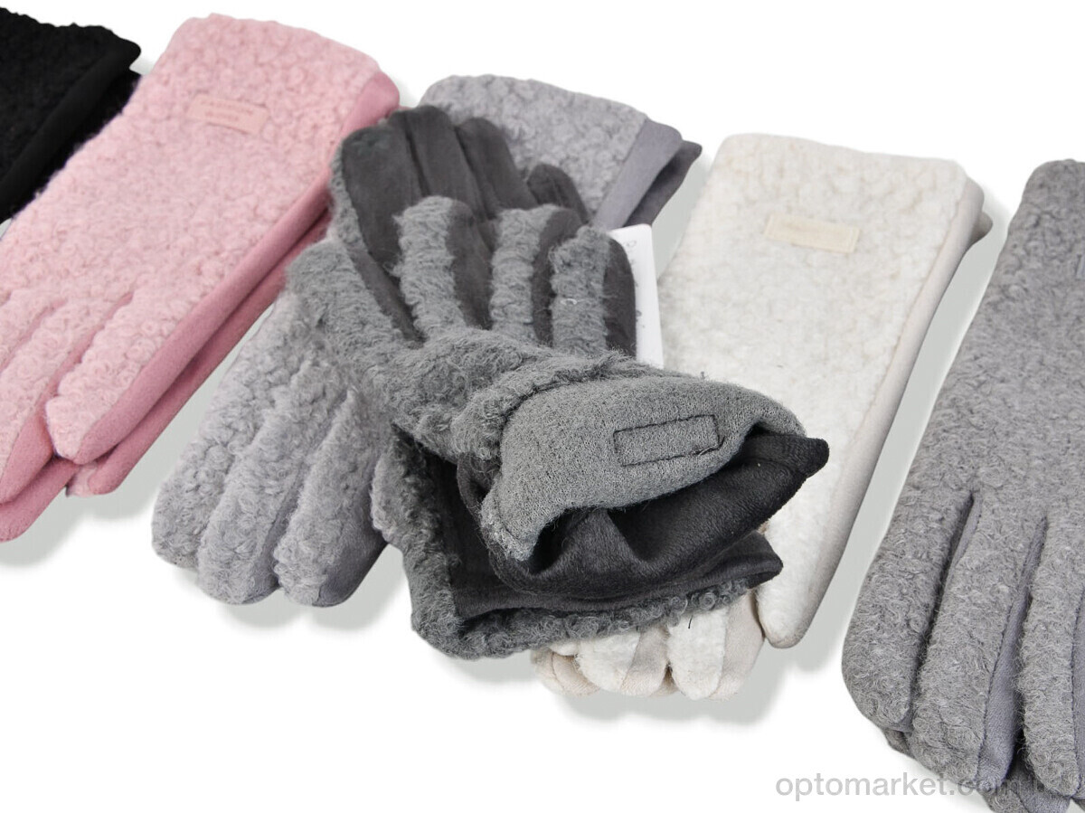 Купить Рукавички жіночі 262-02 mix Yue мікс, фото 2