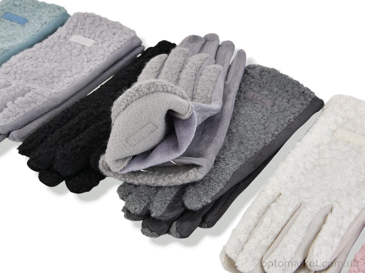 Купить Рукавички жіночі 262-04 mix Yue мікс, фото 2