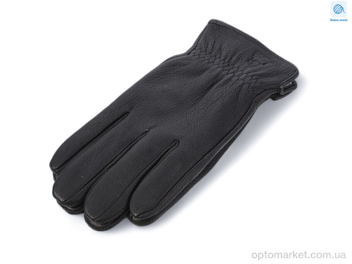 Купить Рукавички чоловічі 2632Ш black Ginge чорний, фото 1