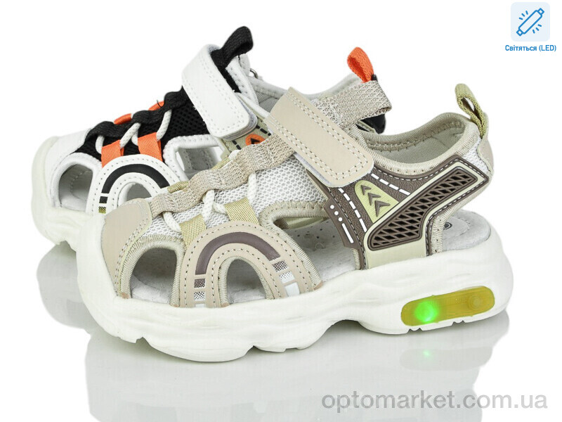 Купить Сандалі дитячі 2637-4B LED mix B&G мікс, фото 1