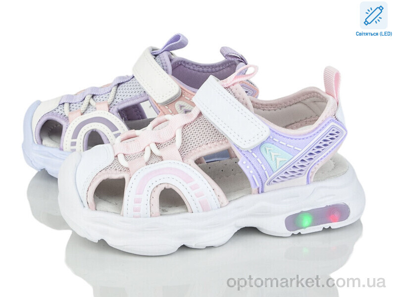 Купить Босоніжки дитячі 2637-4D LED mix B&G мікс, фото 1