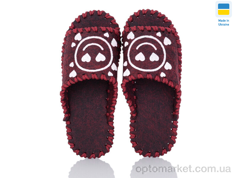 Купить Капці жіночі 263W бордо Vends бордовий, фото 1