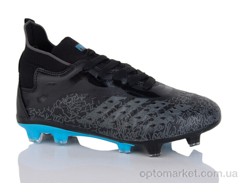 Купить Футбольне взуття дитячі 265-A Caroc чорний, фото 1