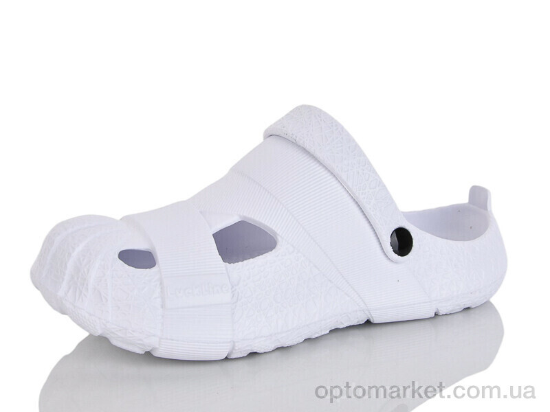 Купить Крокси чоловічі 265071-417 Luck Line білий, фото 1