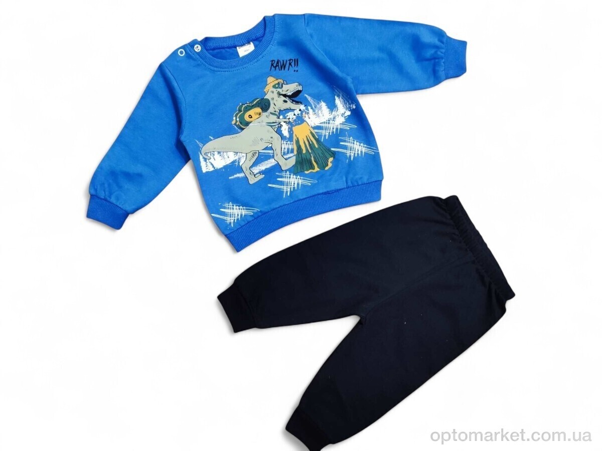 Купить Комплекти дитячі дитячі 2657 синій батнік-штани Bilkon Baby синій, фото 1