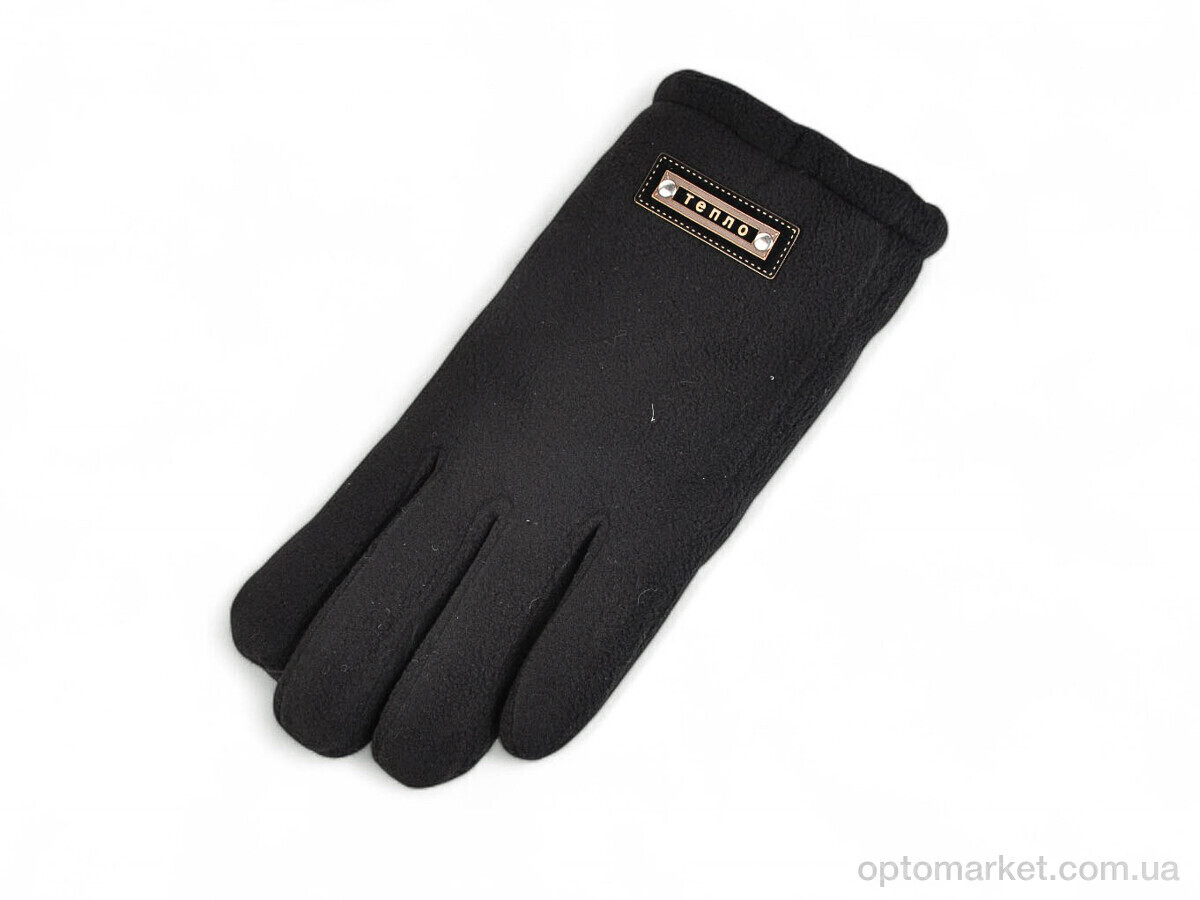 Купить Рукавички чоловічі 266-1 black Yue чорний, фото 1