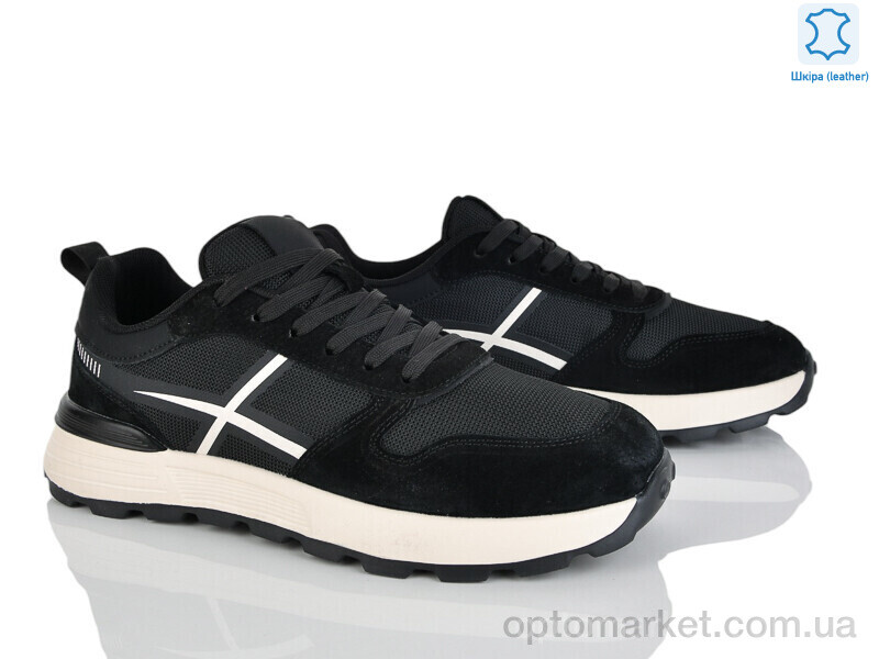 Купить Кросівки чоловічі 2662-2 MD чорний, фото 1