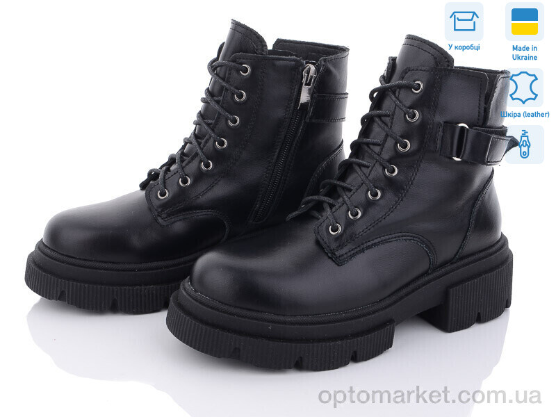 Купить Черевики жіночі 267-12 Fat Fox-Tamei чорний, фото 1