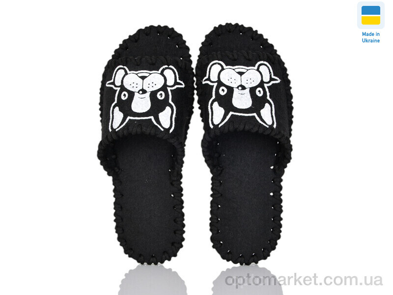 Купить Капці жіночі 268W чорний Vends чорний, фото 1