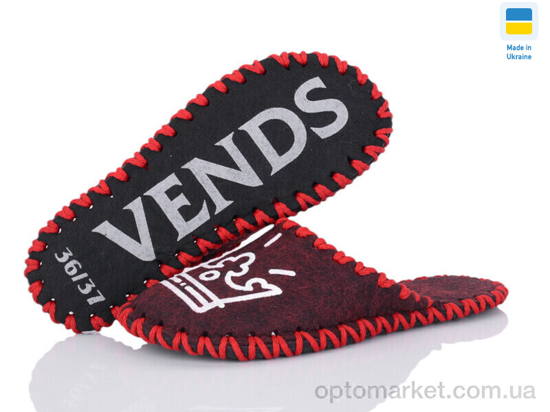 Купить Капці жіночі 269W бордо Vends бордовий, фото 3