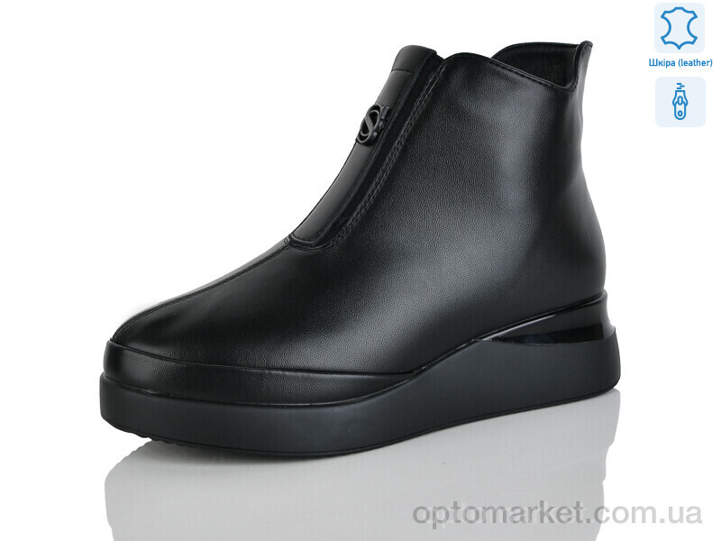 Купить Черевики жіночі 2702-1 Yimeili чорний, фото 1