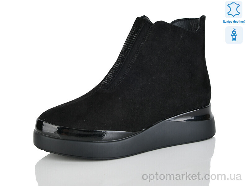 Купить Черевики жіночі 2703-5 Yimeili чорний, фото 1