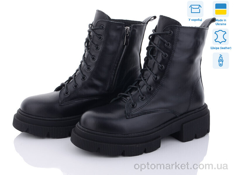 Купить Черевики жіночі 271-12 Fat Fox-Tamei чорний, фото 1