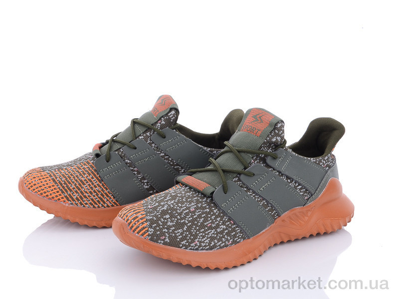 Купить Кросівки чоловічі 2711 Ok Shoes хакі, фото 1