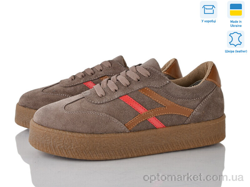 Купить Кросівки жіночі 2730-10-28 Tamei коричневий, фото 1