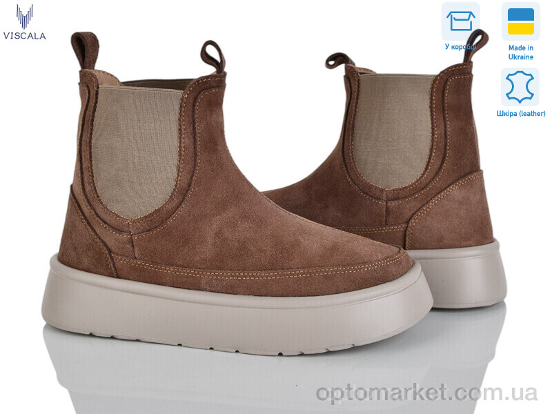 Купить Черевики жіночі 27403-3 беж VL Viscala коричневий, фото 1