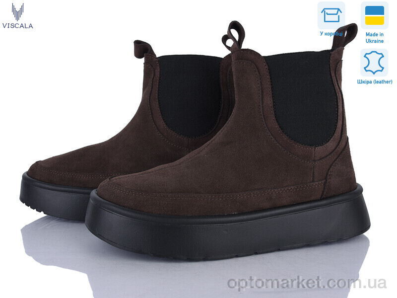 Купить Черевики жіночі 27403-7 горіх VL Viscala коричневий, фото 1