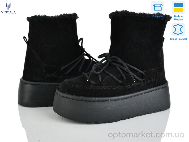 Купить Черевики жіночі 27406-4 ч.з.VL Viscala чорний, фото 1
