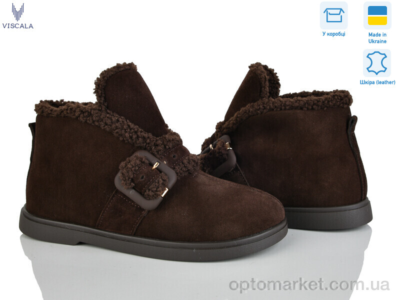 Купить Черевики жіночі 27779-2 кор. VL Viscala коричневий, фото 1
