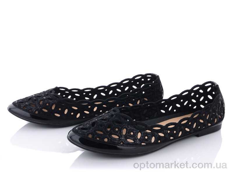 Купить Балетки жіночі 278-1 Baodaogongzhu чорний, фото 1