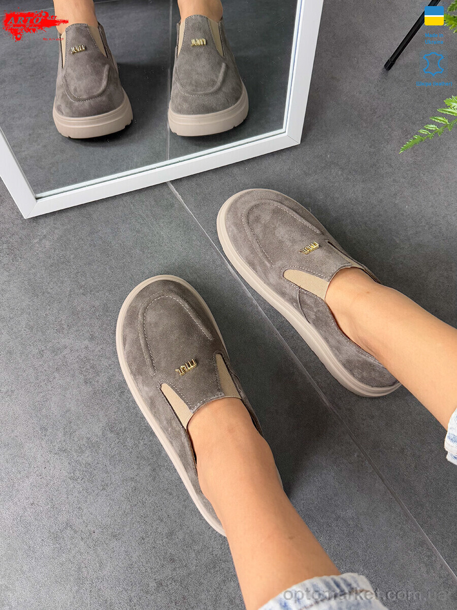 Купить Туфлі жіночі 279 кофе з. ARTO коричневий, фото 2