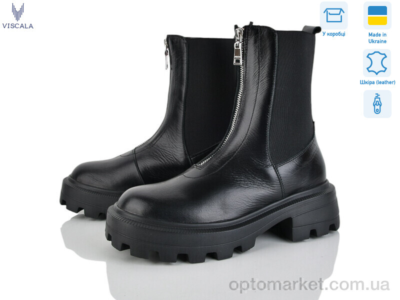 Купить Черевики жіночі 27907 ч.к. ZLV Viscala чорний, фото 1