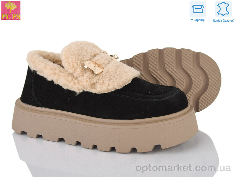 Купить Уги жіночі 2802-1 PLPS чорний, фото 1