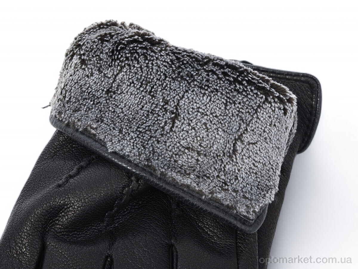 Купить Рукавички чоловічі 2803 black Ginge чорний, фото 2