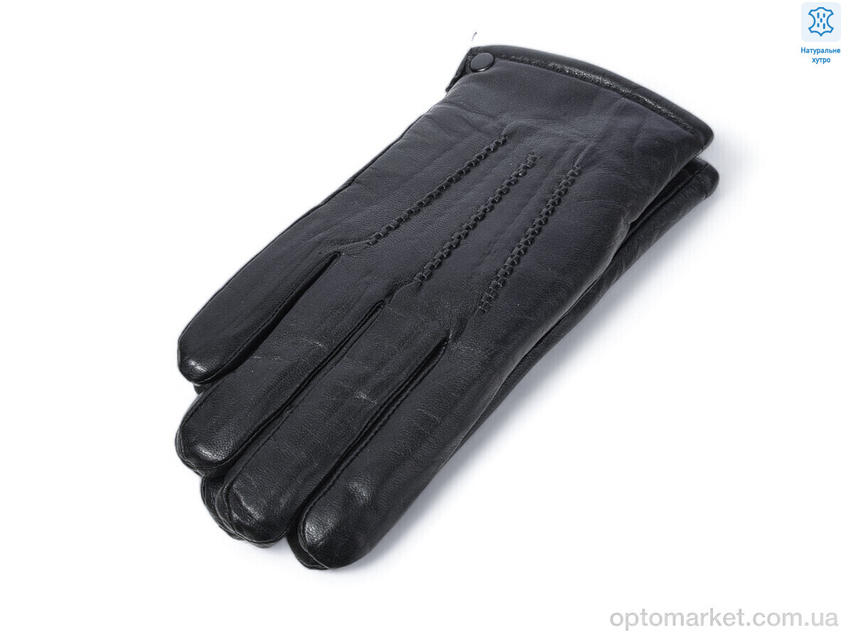 Купить Рукавички чоловічі 2803A black Ginge чорний, фото 1